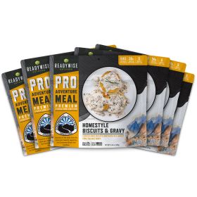 6 CT ReadyWise Pro Adventure Meal Homestyle Biscuits & Gravy with Sausage