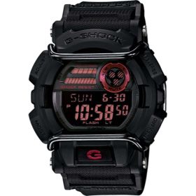 Casio G-Shock Digital Quartz Flash Alert World Time Black Resin Watch GD400-1