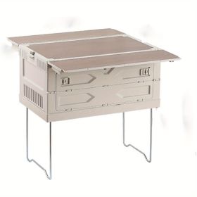 Outdoor camping storage box, camping folding box, picnic storage box, car trunk camping storage box, dining cabinet, cutlery cabinet, storage cabinet