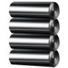 4 Rolls Black Garbage Bags 6.18 Gallons Unscented Disposable Trash Bags Portable Leak Resistant Trash Can Liners for Bathroom Office Kitchen Bedroom C