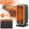 500W Portable Electric Heater PTC Ceramic Heating Space Heater Overheating Tip Over Protection