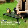 Multifunctional folding drain picnic table storage folding mesh table outdoor barbecue table camping mesh table