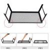 Multifunctional folding drain picnic table storage folding mesh table outdoor barbecue table camping mesh table