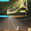 32.8 ft Waterproof Retractable Strip Light Soloar Powered LED String Lights for Outdoor, Camping, tent, garden, Patio