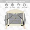 Outsunny Pop Up Camping Canopy Gazebo Screen Shelter Tent with Single Person Easy Set-Up, Ventilating Mesh